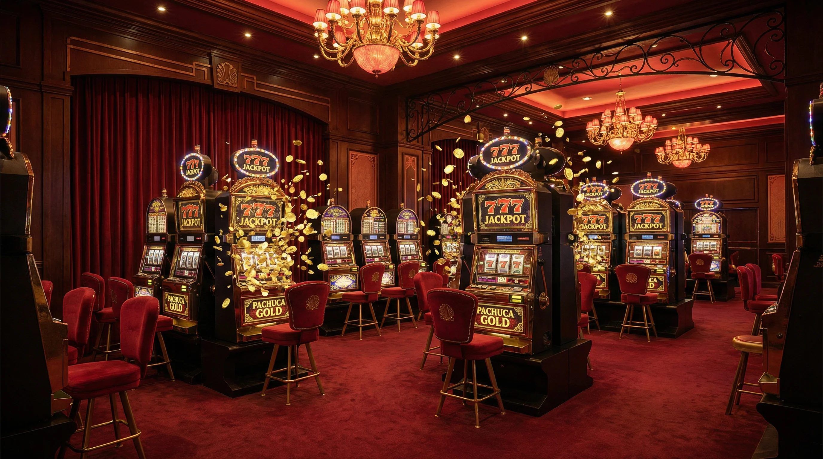 Sala de tragamonedas Zamba Bet con jackpots dorados