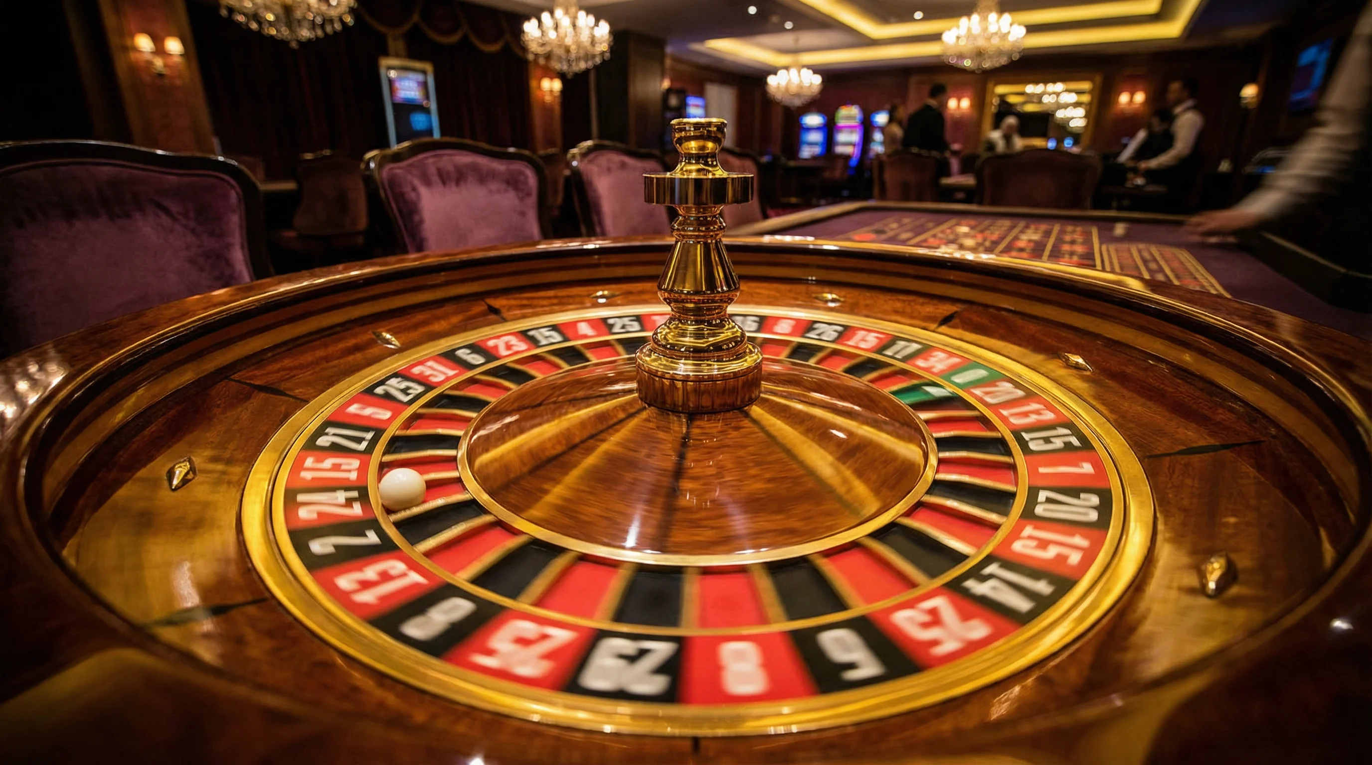 Ruleta europea girando en Zamba Bet